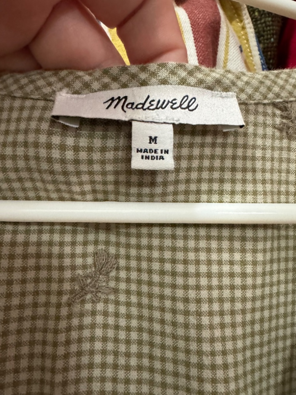 Madewell gingham peasant dress - Picture 6 of 7